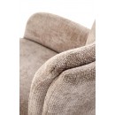 Стул HALMAR K540 бежевый/черный, поворотный